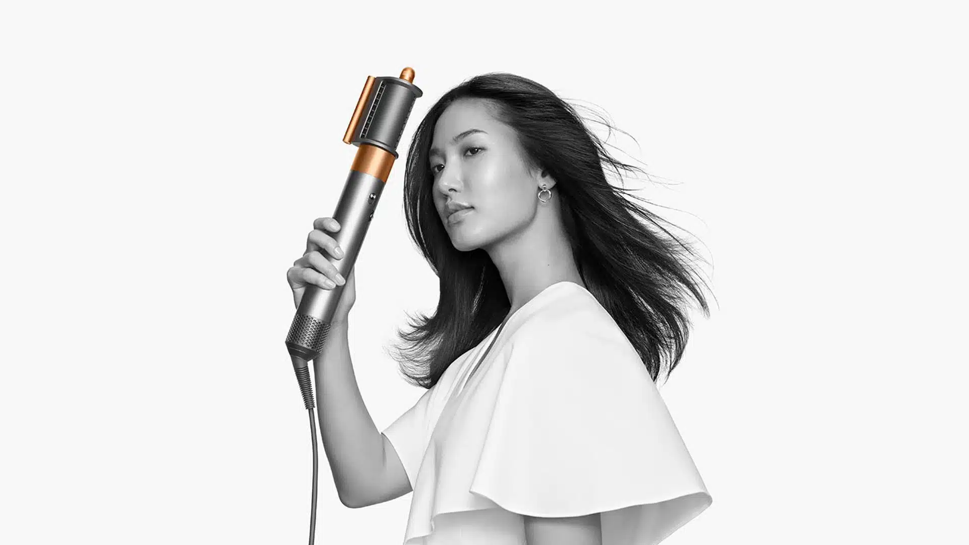 מעצב שיער Dyson Airwrap Complete Long דייסון בצבעי ניקל נחושת  יבואן רשמי ב.נ.ז.כ