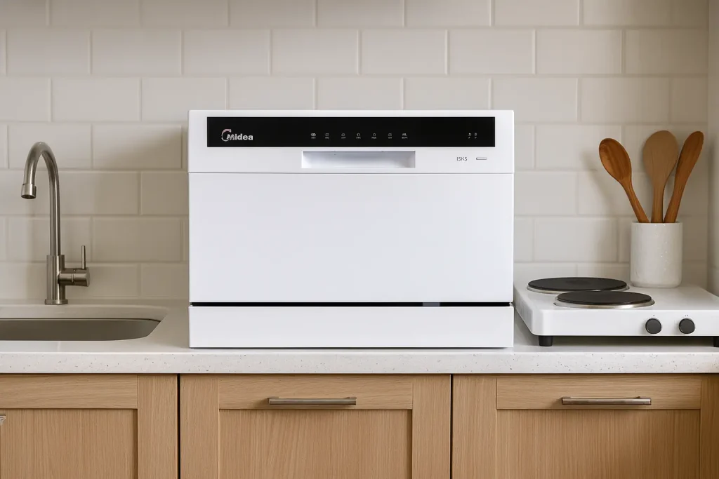 מדיח כלים קומפקטי במטבח קטן