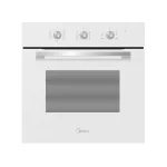 תנור אפייה בנוי מכני 8 תכניות לבן 65DME30004WH MIDEA 6782 יבואן רשמי