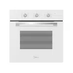 תנור אפייה בנוי מכני 8 תכניות לבן 65DME30004WH MIDEA 6782 יבואן רשמי