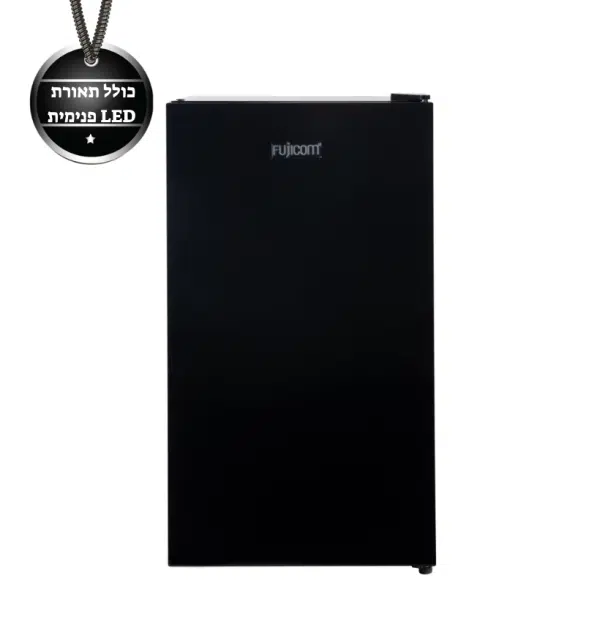 מקרר משרדי 86 ליטר DE-FROST דלת זכוכית FJ-KS90BG שחור פוג'יקום