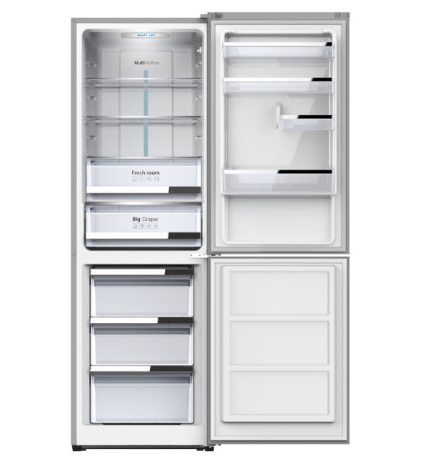 מקרר מקפיא תחתון 320 ליטר NO-FROST FJ-NF374DX נירוסטה מושחרת פוג'יקום 2