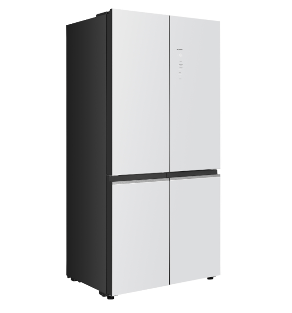 מקרר 4 דלתות מקפיא תחתון 600 ליטר NO-FROST FJ-NF815W זכוכית לבנה פוג'יקום 3