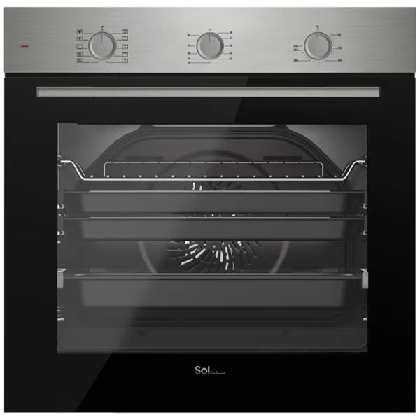תנור אפייה בנוי מכני 73 ליטר נירוסטה 10 תוכניות SOL דגם HO-1705