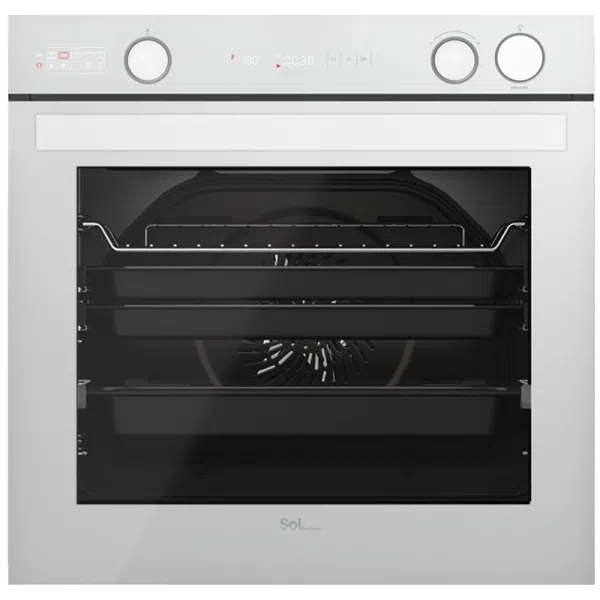 תנור אפייה בנוי עם אדים 81 ליטר לבן ULTIMATE SOL דגם HO-1905W