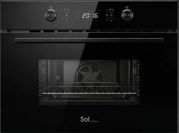 מיקרוגל תנור משולב 44 ליטר שחור מלא 11 פונקציות SOL דגם MT-1499 TOTAL BLACK