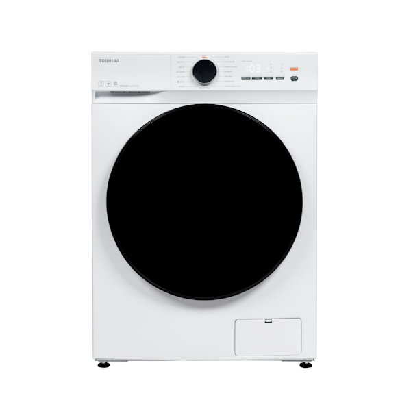 מכונת כביסה פתח חזית 8 ק"ג 1400 סל"ד Toshiba דגם TW-T21BU90UWIL(WW) לבן